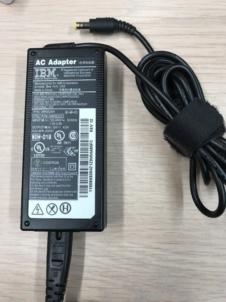 *Brand NEW* IBM 16V DC 4.5A 08K8204/08K8205 AC Power Supply Adapter Charger - Click Image to Close